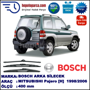 MITSUBISHI Pajero Pinin [H] 400 mm 06.1998-02.2006 BOSCH Arka Silecek