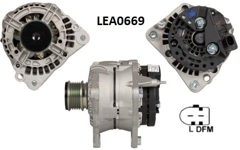 LEA0669  ALTERNATOR 14V/90A AUDI A3 1.8T,1.9, S3 -TT ROADSTER 1.8T