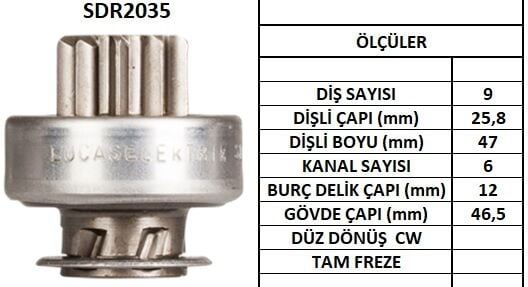 SDR2035  MARS DISLISI-9DIS  BUICK-CADILLAC-CH EVROLET-ISUZUGM-OLDSMOBILE-PONTIAC-SAAB 6471 6491 6493 6494 10003 8000045 8000058 9000856 9000868 9000876 9000881 9000896 9000901 9000933 9000939 9000948 9000977 10452348 10455504 10501804 10504515 89017523 10