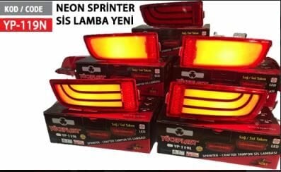 YP-119N NEON SPRINTER TAMPON OTO AYDINLATMA LAMBA YM.