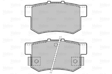 598682 DİSK FREN BALATASI (ARKA) HONDA ACCORD VII 2.2i TYPE-R,3.0 V6 06430-S7S-000
