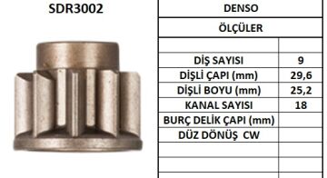 SDR3002  MARS DISLISI-9DIS  HONDA CIVIC,CONCE RTO,SHUTTLEKUBOTA-TOYOTA CAMRY,CARINA,COROLLA 1783 2801126041 2801126042 31213671671 31221657004 9186 280993088 280993090 283001603 63901865