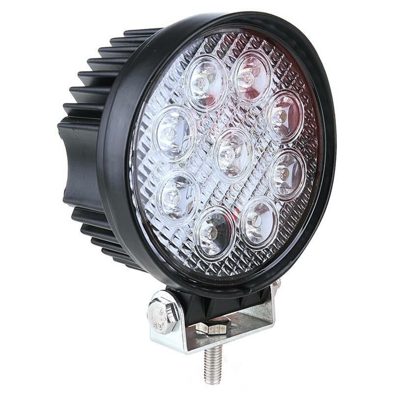 PMX-1-02-09 LEDLİ ÇALIŞMA LAMBASI 9 LED YUVARLAK 27W 10-30V