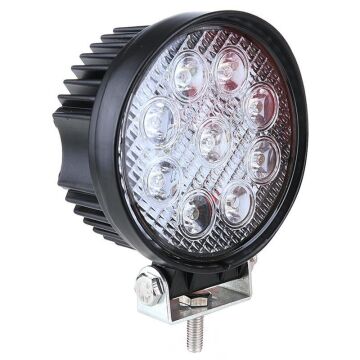 LEDLİ ÇALIŞMA LAMBASI 9 LED YUVARLAK  10-30V