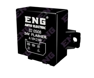 TIR FLAŞÖRÜ 24V 6 TERMİNAL BÜYÜK TİP
