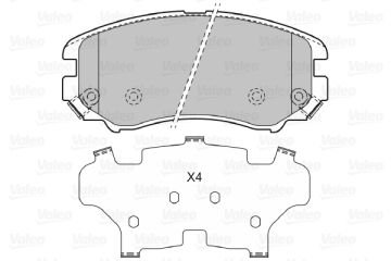 598744 DİSK FREN BALATASI (ÖN) HYUNDAI SONATA IV 2.0,2.7(01) 581012CA20 58101