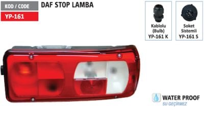 YP-161 DAF 2012 CF XF STOP LAMBASI SOL
