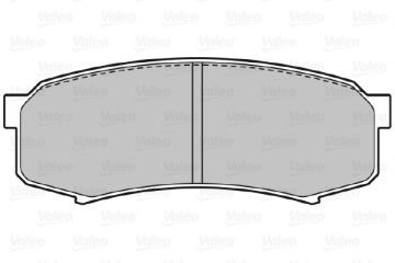 598777 DİSK FREN BALATASI (ARKA) TOYOTA LAND CRUISER 4.2 TURBO DİESEL 04466-60140