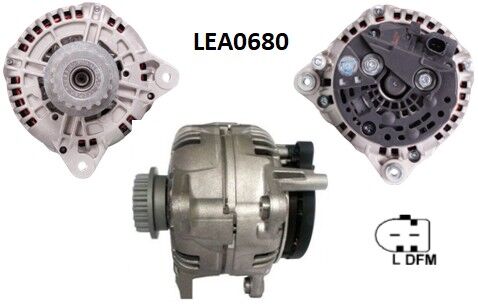 LEA0680  ALTERNATOR 14V/180A VW MULTIVAN 2.0  TDI -TOUAREG2.5 R5 TDI -TRANSPORTER 2.8 TDI LRA02235 070903139B 070903024B 70903024 124625018 DRA4165 CA1820IR 124625018 ALT2352 MEDOR11BOS122600 124625028 121715004