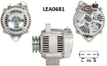 LEA0681  ALTERNATOR 14V/120A TOYOTA LAND CRUI SER 4.2TD