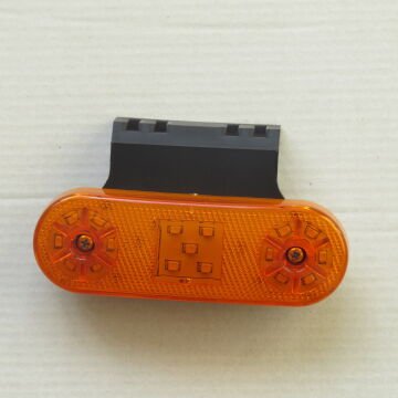 17 LED SİDE MARKER DORSE LAMBA BRAKETLİ  SARI