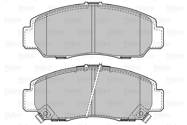 598887 DİSK FREN BALATASI (ÖN) HONDA ACCORD 2.4 V6,FR-V 1.7 SOHC 45022S6EE50 45022