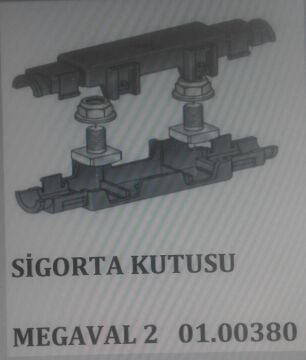 SİGORTA KUTUSU MEGAVAL YARIM KAPAK  MTA 0100380