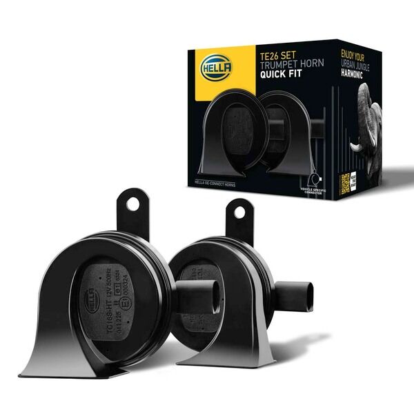 Korna,12V,Siyah,Elektrikli,400Hz,500Hz,110dB,Yükse CP65 approved / 011225841