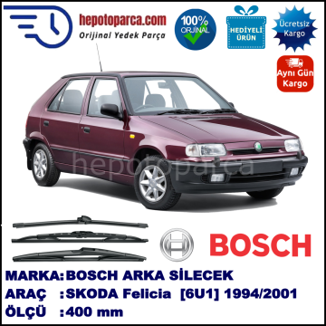 SKODA Felicia [6U1] 400 mm 10.1994-08.2001 BOSCH Arka Silecek