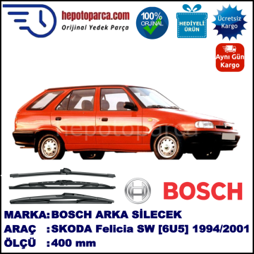 SKODA Felicia Combi [6U5] 400 mm 10.1994-08.2001 BOSCH Arka Silecek