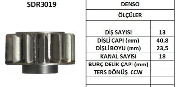 SDR3019  MARS DISLISI-13DIS  NIPPO DENSO-LEST ER 16893 17263 17534 9506 283716490 63905065