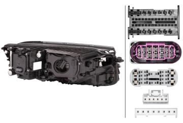 Ana Far,R-Line,12V,Matriks,Sol,Siyah,VW Touareg 761 941 081 / 761 941 113 / 761941081A / 761941113A