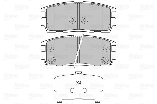 598941 DİSK FREN BALATASI (ARKA) CHEVROLET CAPTİVA 2.0 VCDI,3.2 V6 96626076 1605123