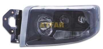 505718 RENAULT PREMİUM SİYAH ÇERÇEVELİ FAR SAĞ 5010578478