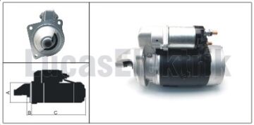 61924095  MARS MOTORU 12V/3,5KW/9DIS TURK TRA KTOR  12V 3,5 KW 9 DIS 47906005 47906044 LES0352