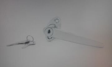 TEKSAN.MD.001 TEKSAN KAPI KOLU KİLİTLİ DODGE KROM