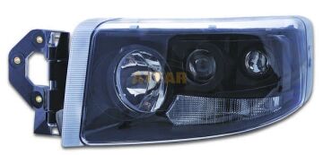 505719 RENAULT PREMİUM SİYAH ÇERÇEVELİ FAR SOL 5010578455