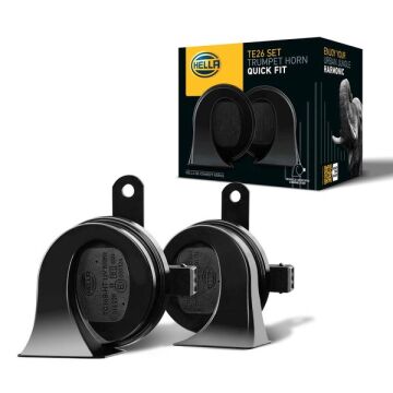 Korna,12V,Siyah,Elektrikli,400Hz,500Hz,110dB,Yükse 012010891 / CP65 approved / -