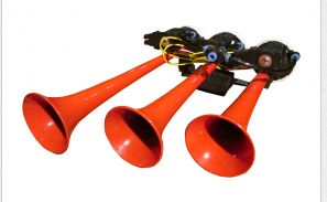 3 LÜ ELEKTRONİK 12V KIRMIZI HAVALI KORNAARAP KORNA DALİ DALİ