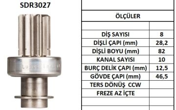 SDR3027  MARS DISLISI-8DIS  BEDFORD - MITSUBI SHI 3132078310 74740 283003880