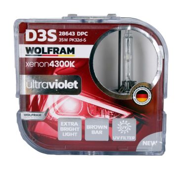 28643 D3S 12V 35W PK32d-5 XENON 4300K UltraViolet