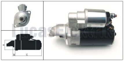 61924109  MARS MOTORU ANADOLU MOTOR 12V/1,2KW /9DIS  BOSCH TIPI LES0357 58401420 1107024 112171 STR5800 1112034 986018110