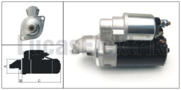 61924109  MARS MOTORU ANADOLU MOTOR 12V/1,2KW /9DIS  BOSCH TIPI LES0357 58401420 1107024 112171 STR5800 1112034 986018110