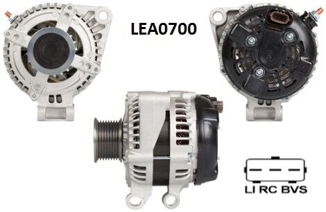 LEA0700  ALTERNATOR 14V/150A LAND ROVER DISCO VERY III 2.7RANGE ROVER SPORT 2.7 LRA03028 YLE500200 YLE500400 1042103710 1042103711 DAN987 8EL738212901 CA1958IR DRA0342 114704