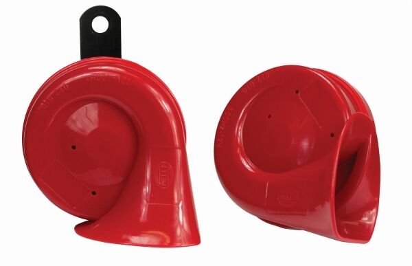 Korna,12V,Kırmızı/siyah,Elektrikli,400Hz,500Hz,110 CP65 approved / 012010981 / -