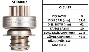 SDR4002  MARS DISLISI-9DIS  NISSAN-DATSUN BLU EBIRD 1.6,1.8LAUREL 2.4,PATROL 2.8,4.0 3227 94208296 211445004 211445007 211475001 8942082960 8942082961 2114N3550 23312E6800 23312E6801 23312N3300 23312U6000 23312Y0700 351 131783 10103510