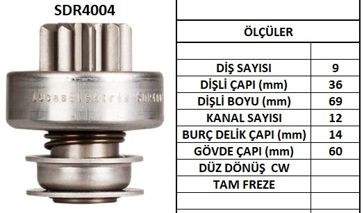 SDR4004  MARS DISLISI-9DIS NISSAN DATSUN PATR OL PICKUP,TERRANO - HITACHI - ISUZU 1598 212025001 212045002 212055002 212075002 212085001 212085002 225035001 2331237502 2331237504 2331276201 5811230090 5811230150 9821212340 23312V0601 448 131985 10104480