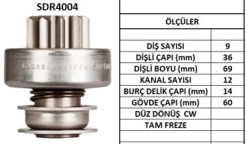SDR4004  MARS DISLISI-9DIS NISSAN DATSUN PATR OL PICKUP,TERRANO - HITACHI - ISUZU 1598 212025001 212045002 212055002 212075002 212085001 212085002 225035001 2331237502 2331237504 2331276201 5811230090 5811230150 9821212340 23312V0601 448 131985 10104480