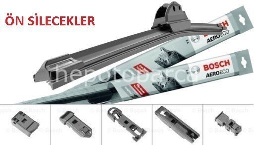 KIA Rio Hatchback [UB] 06,2011-,,, Bosch Aeroeco Ön ve Arka Silecek Takımı