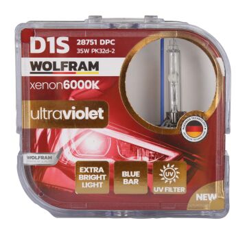 28751DPC D1S 12V 35W PK32d-2 XENON 6000K UltraViol