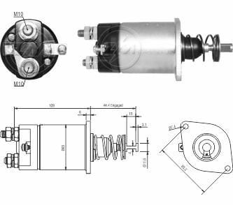 1855 MARŞ OTOMATİĞİ 24V HİNO İŞ MAKİNESİ KAWASAKİ HİNO KIRKAYAK SAWAFUJİ