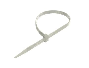 KABLO BAĞI 100*2,5mm  PK. BEYAZ 100 adet PLASTİK KELEPÇE CIRT