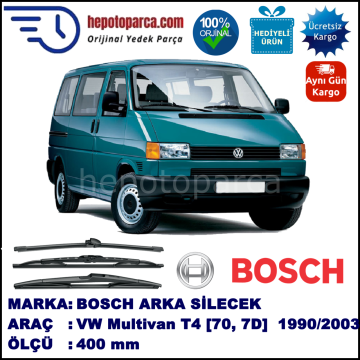 VW Multivan T4 [70, 7D] 400 mm 09.1990-06.2003 BOSCH Arka Silecek