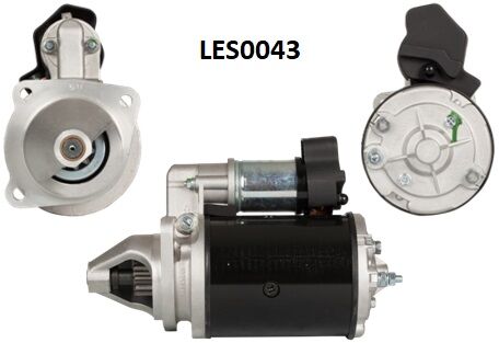 LES 0043  MARŞ MOTORU 12V 10D.DODGE 250/950/ MASSEY FERGUSON 275 285  27578 27583 27594 27599 3516094M1 3519400M1 3597372R2 3763362M91 LRS173 3763362M92 63227594 63227598 9004475058 MSN541