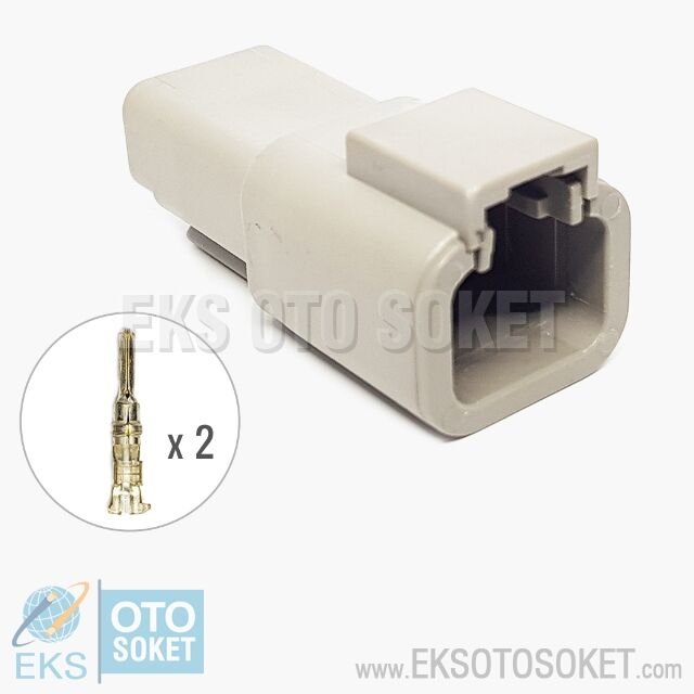 2C049AE DTM04-2PDETSCH SOKET KABLOSUZ DEMONTE İŞ  MAKİNASI