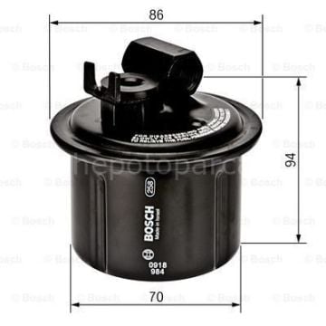 HONDA Civic 1.5i 16V Hatchback 10.1991 - 09.1995 BOSCH BENZİN FİLTRESİ