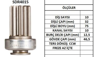 SDR4015  MARS DISLISI-10DIS NISSAN MAXIMA 3.0 L 211445100 2331231U01 1017 10110170
