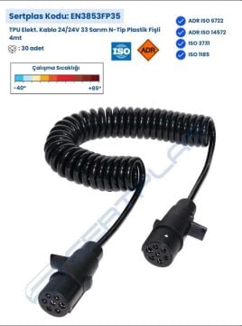 EN3853FP35 TPU Elekt. Kablo 24/24V 33 Sarım N-T