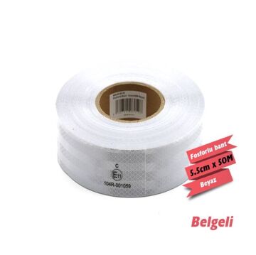 2406058  REFLEKTÖR PETEKLİ FOSFOR 50M BEYAZ BELGELİ