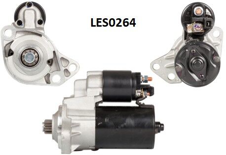 LES 0264  MARŞ MOTORU 12V 9D SEAT LEON VOLKSWAGEN GOLF PASSAT 020911023F 020911023FX 020911023H 020911023S 020911023SX 020911023T 020911023TX 1072156 95VW11000BC LRS01670 LRT00177 438138 458385 8EA737406001 DRS9890 IS1040 MSN2099 STR2112 STR6520